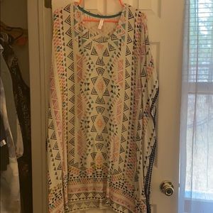 Bathing suit cover up tunic
